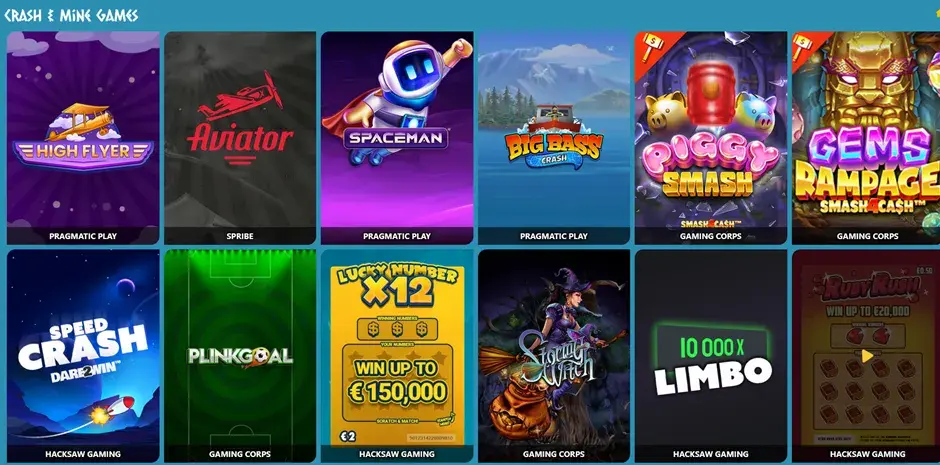 Catalogue de jeux du casino – slots, tables et casino en direct sur une seule page