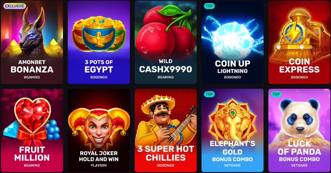 Sélection de machines à sous – thèmes variés, jackpots et nouvelles sorties